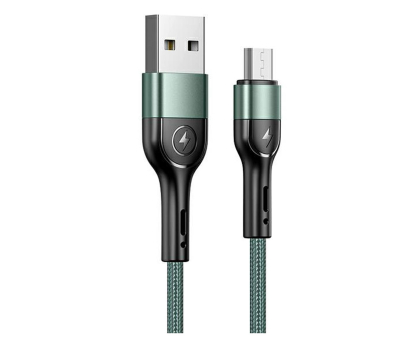 Kabel USAMS Kabel pleciony U55 2A micro USB U55 zielony